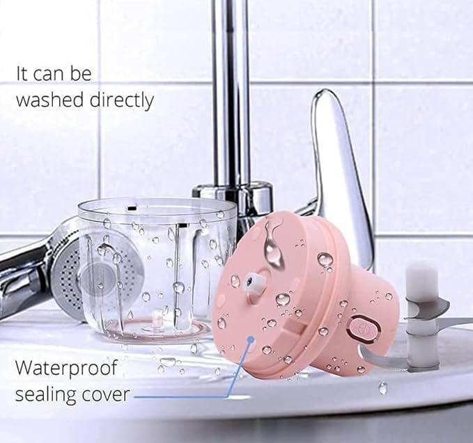 KolorFish Electric Mini Garlic Chopper 250ml Electric Vegetable Chopper