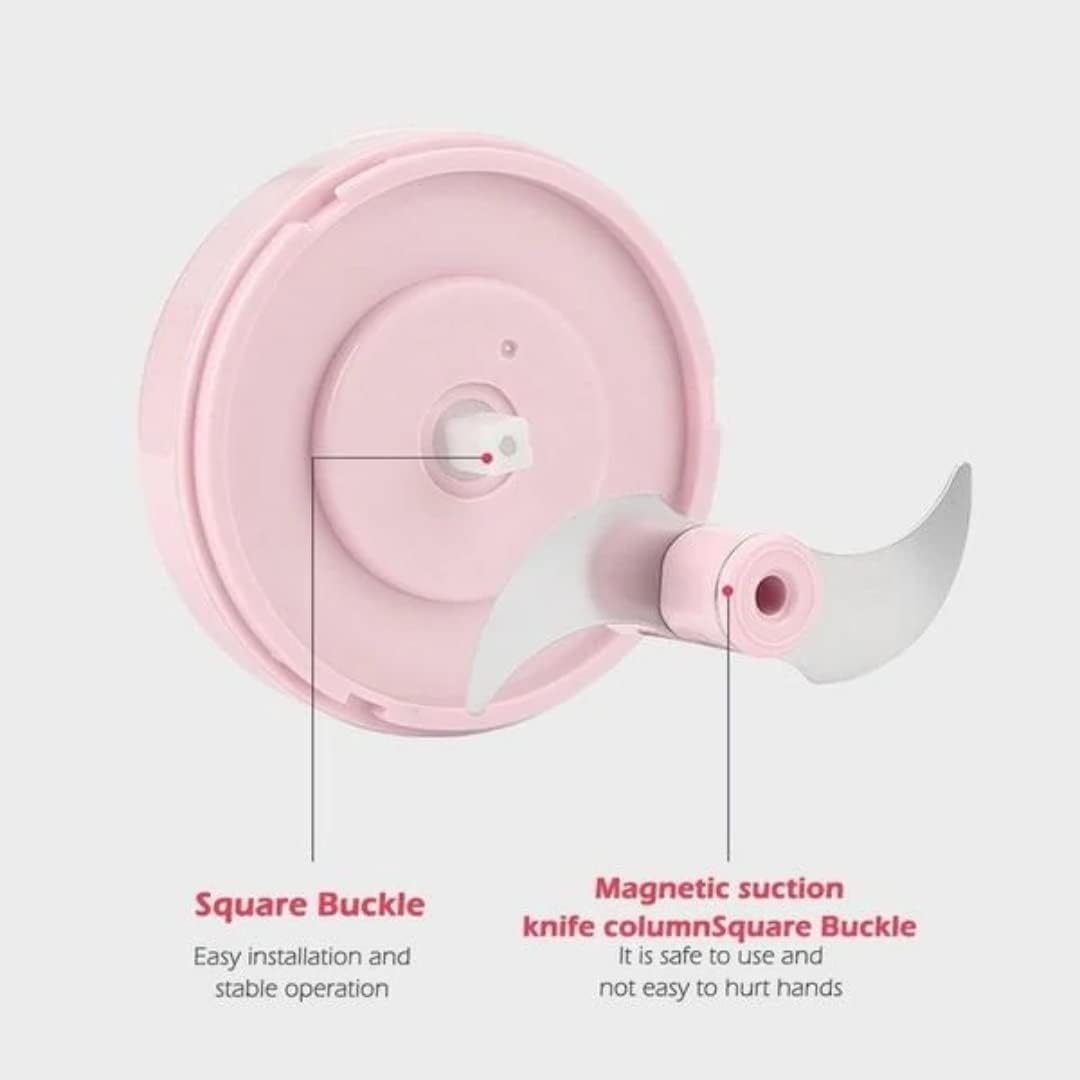 KolorFish Electric Mini Garlic Chopper 250ml Electric Vegetable Chopper